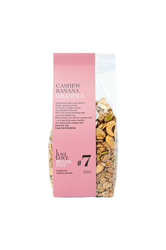 I Just Love Breakfast #7 Cashew banaan granola bio 250g